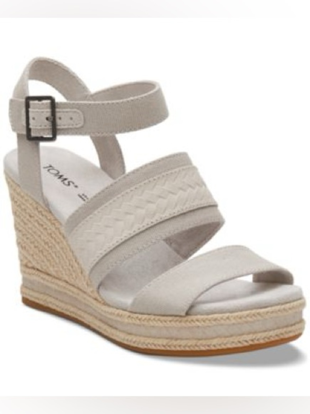 TOMS New Without Box or Tags, Madelyn Platform Sandals, Size 8